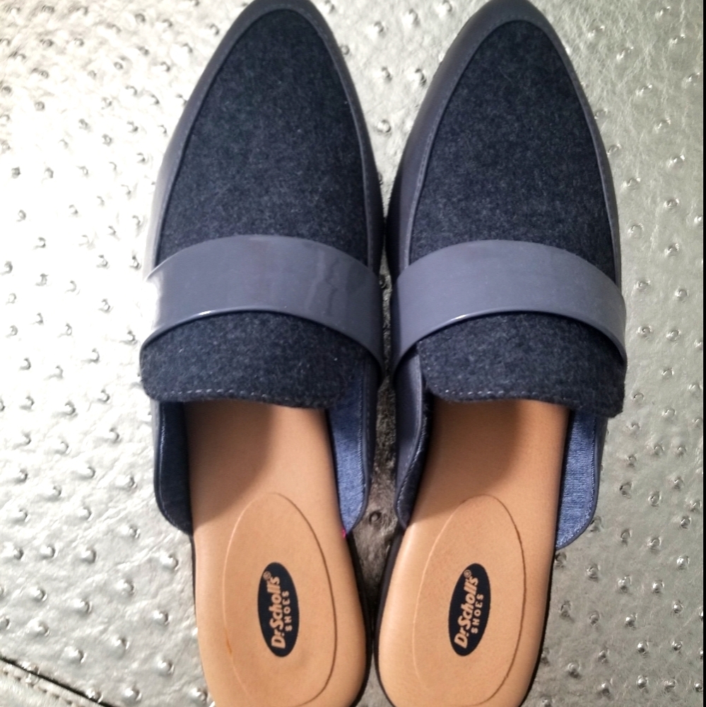 Grey loafers size 6.5